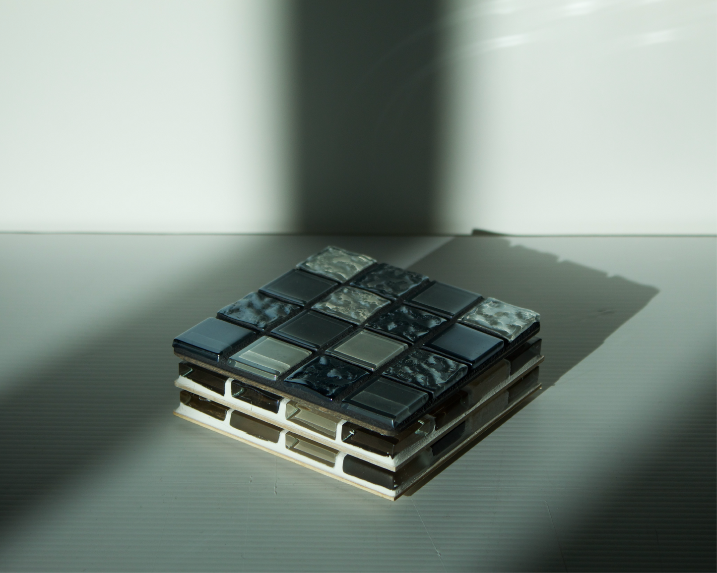 Cosmic Glass Tile Coaster