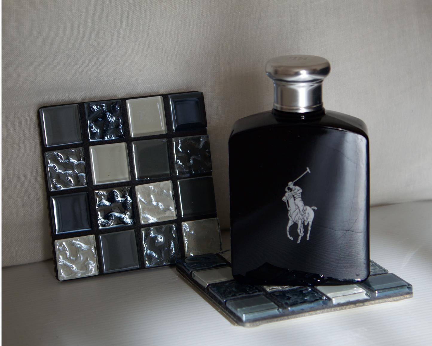 Cosmic Glass Tile Coaster
